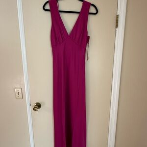 Abercrombie & Fitch Fuchsia Maxi Dress NWT